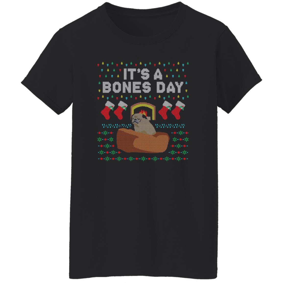 It's A Bones Day Holiday Sweatshirt The Noodle No Bones Boutique Merch - Teechipus