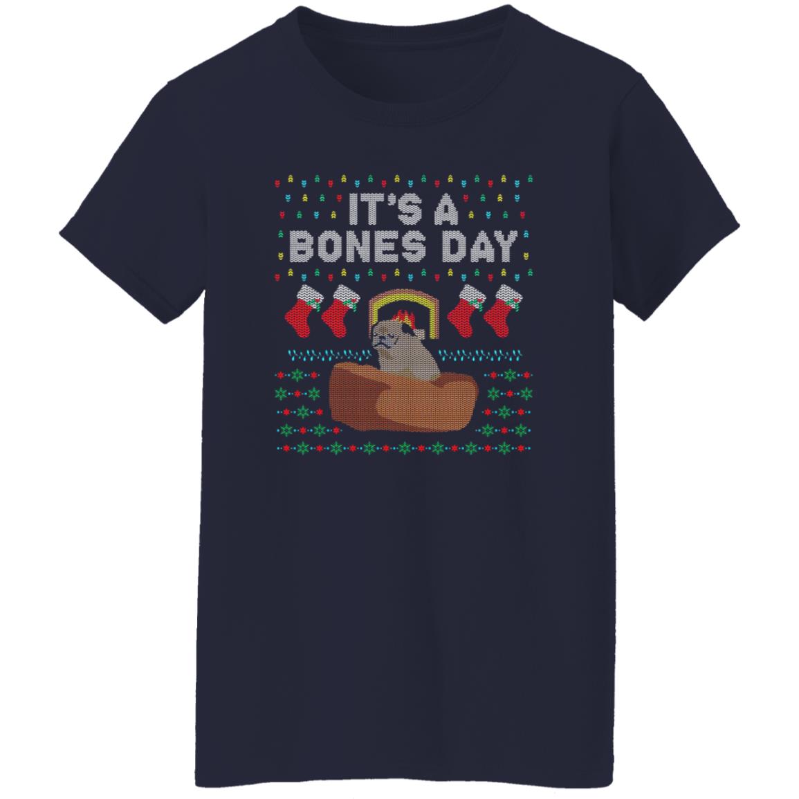 It's A Bones Day Holiday Sweatshirt The Noodle No Bones Boutique Merch - Teechipus