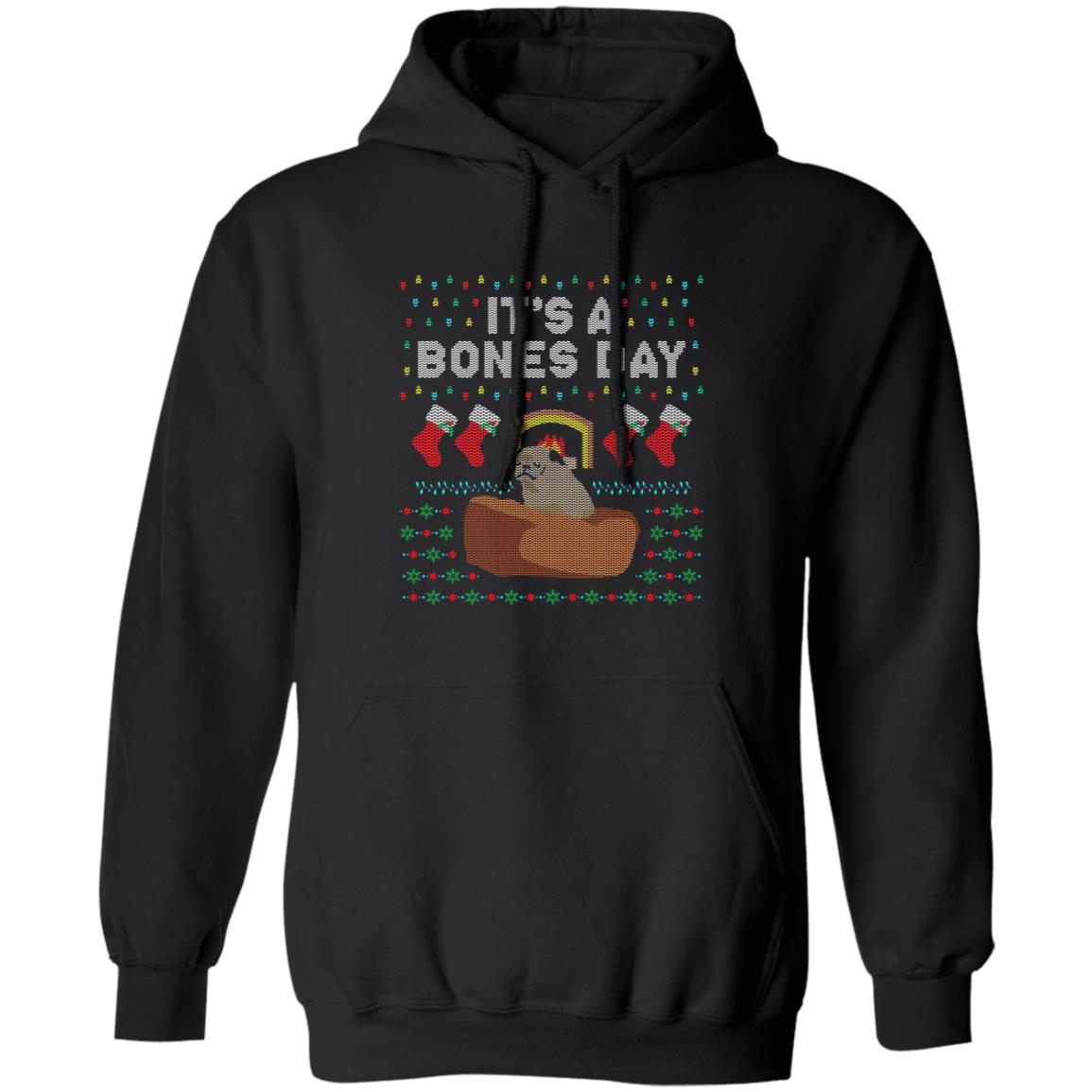 It's A Bones Day Holiday Sweatshirt The Noodle No Bones Boutique Merch - Teechipus