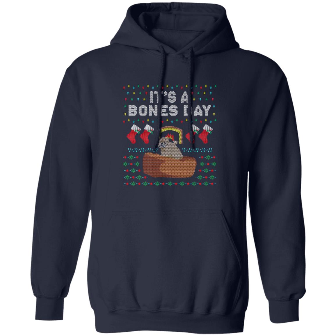 It's A Bones Day Holiday Sweatshirt The Noodle No Bones Boutique Merch - Teechipus