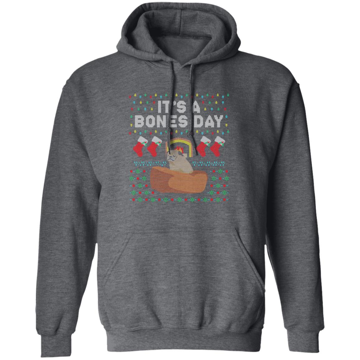It's A Bones Day Holiday Sweatshirt The Noodle No Bones Boutique Merch - Teechipus
