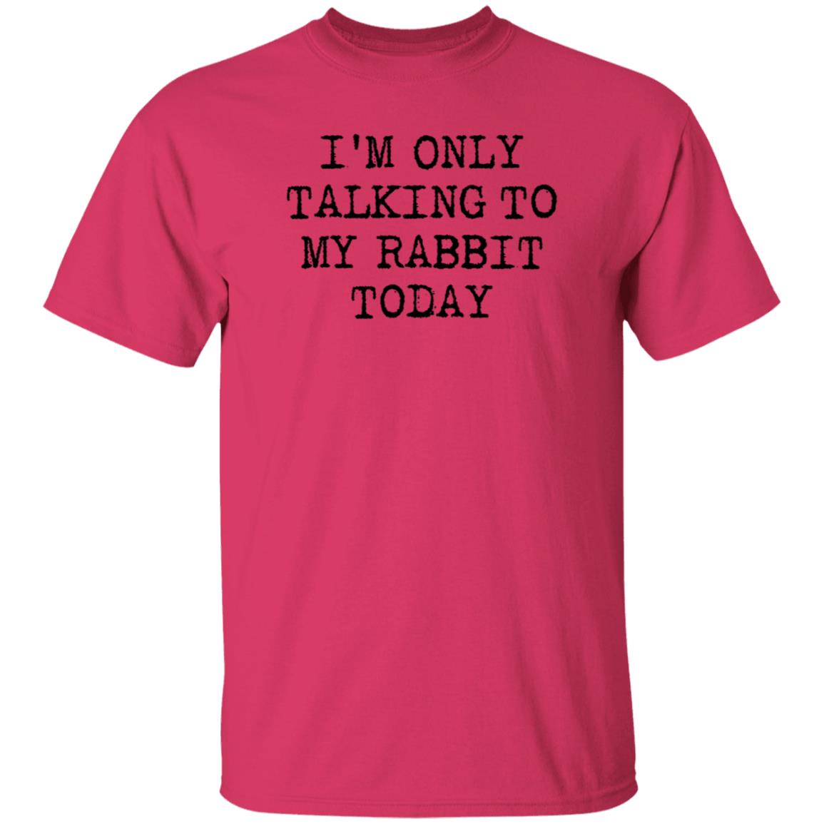 I'm Only Talking To My Rabbit Today Shirt Hoodie Sweatshirt - Teechipus