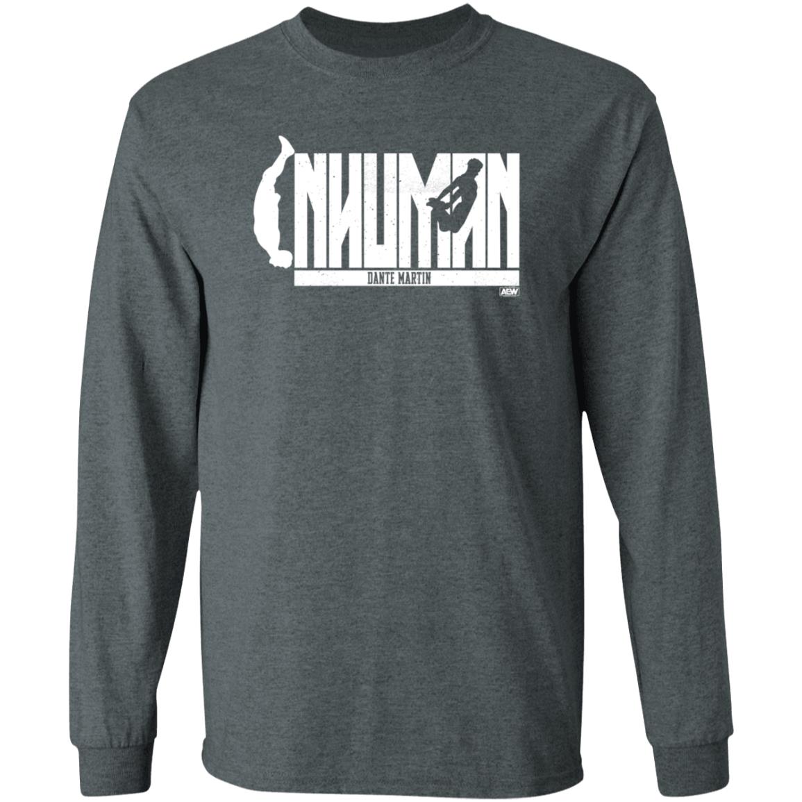 Shop Aew Dante Martin Inhuman Shirt Hoodie Sweatshirt Aewfullgear - Teechipus