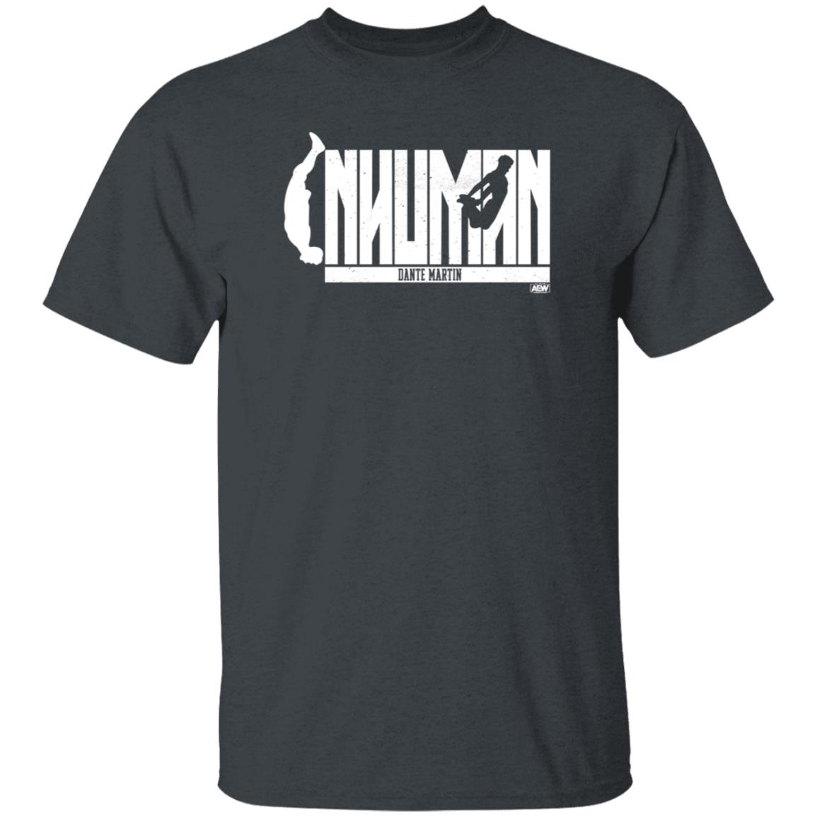 Shop Aew Dante Martin Inhuman Shirt Hoodie Sweatshirt Aewfullgear - Teechipus