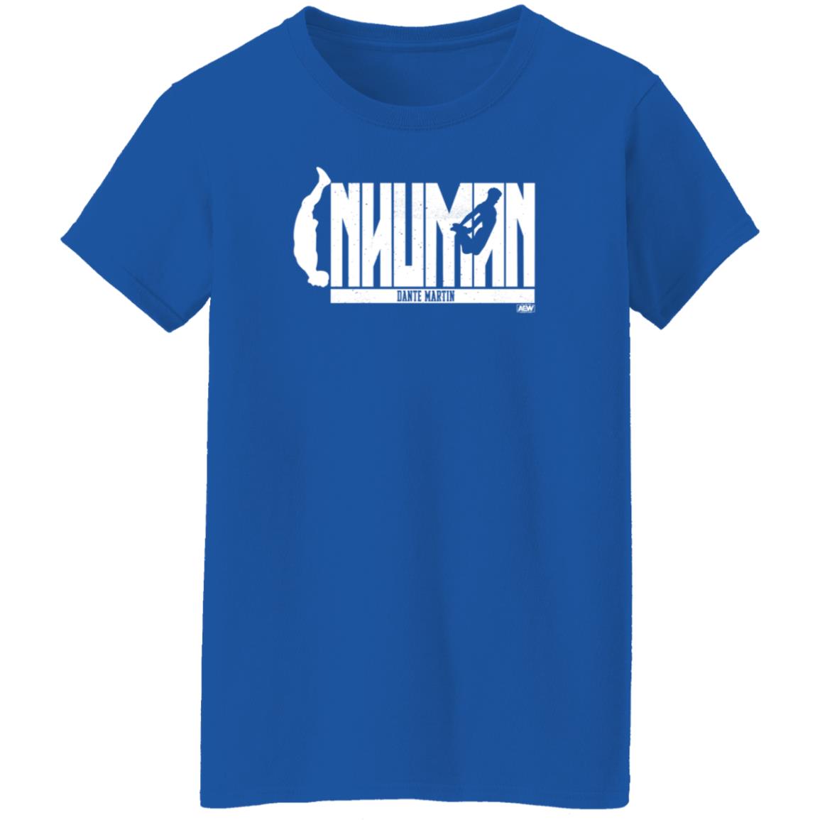 Shop Aew Dante Martin Inhuman Shirt Hoodie Sweatshirt Aewfullgear - Teechipus