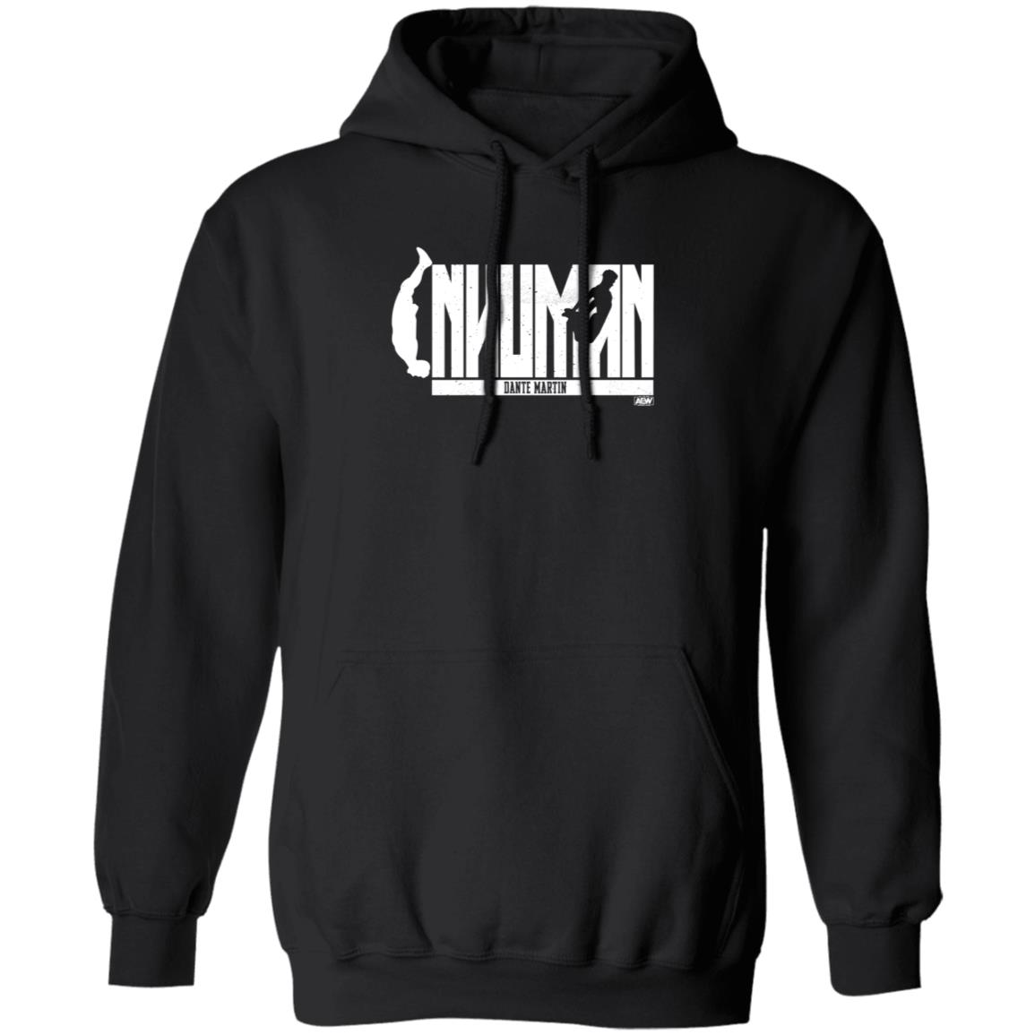 Shop Aew Dante Martin Inhuman Shirt Hoodie Sweatshirt Aewfullgear - Teechipus