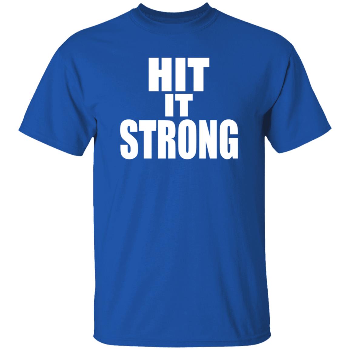 Hulk Hogan Hollywood Rock Hit It Strong Shirt Hoodie Sweatshirt Public Enemies Podcast - Teechipus