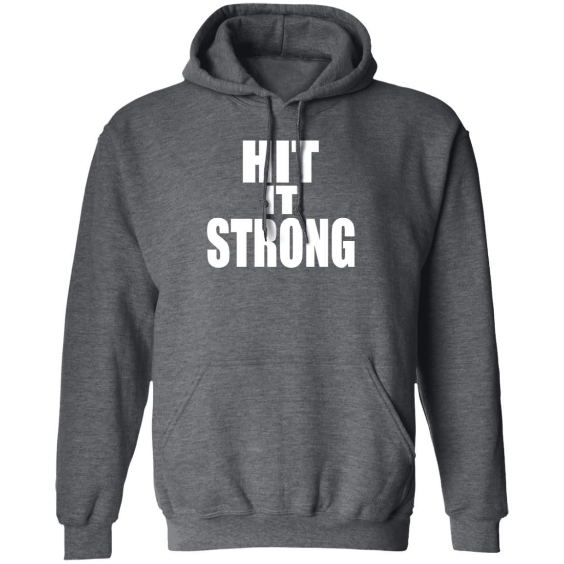 Hulk Hogan Hollywood Rock Hit It Strong Shirt Hoodie Sweatshirt Public Enemies Podcast - Teechipus