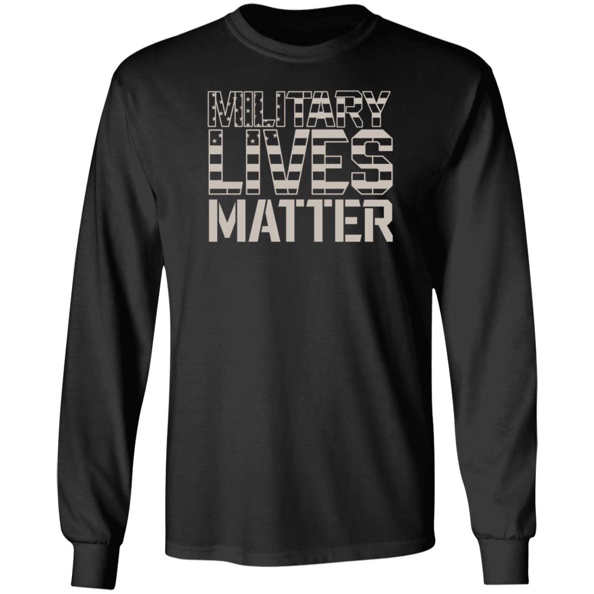 Military Lives Matter Long Sleeves T Shirt Brittany Aldean Military Lives Matter Shirt Hoodie Sweatshirt - Teechipus