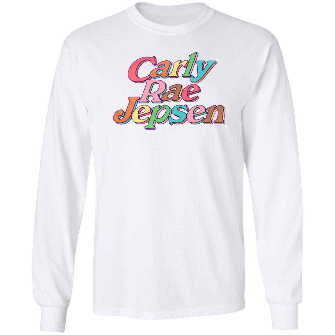 Carly Rae Jepsen Merch Rainbow Crj Tee Pink Shirt - Teechipus