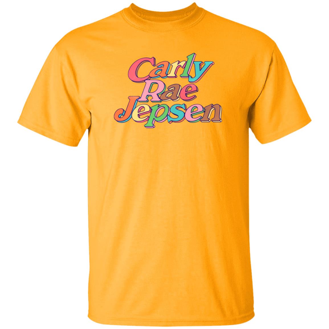 Carly Rae Jepsen Merch Rainbow Crj Tee Pink Shirt - Teechipus