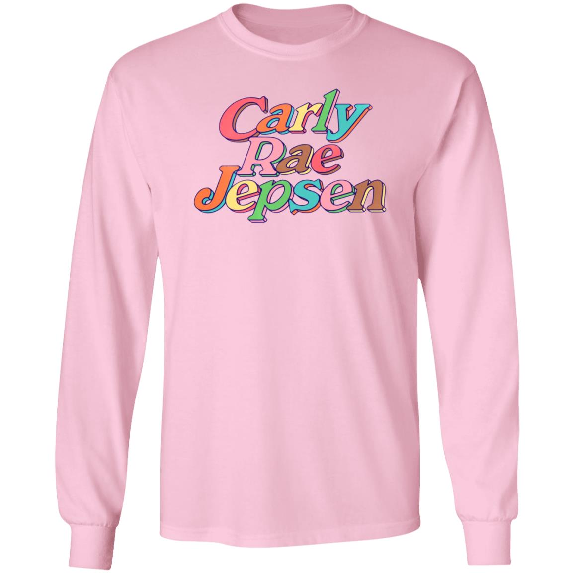 Carly Rae Jepsen Merch Rainbow Crj Tee Pink Shirt - Teechipus
