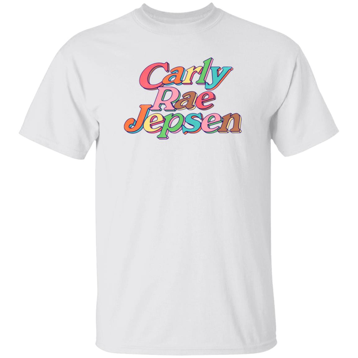 Carly Rae Jepsen Merch Rainbow Crj Tee Pink Shirt - Teechipus