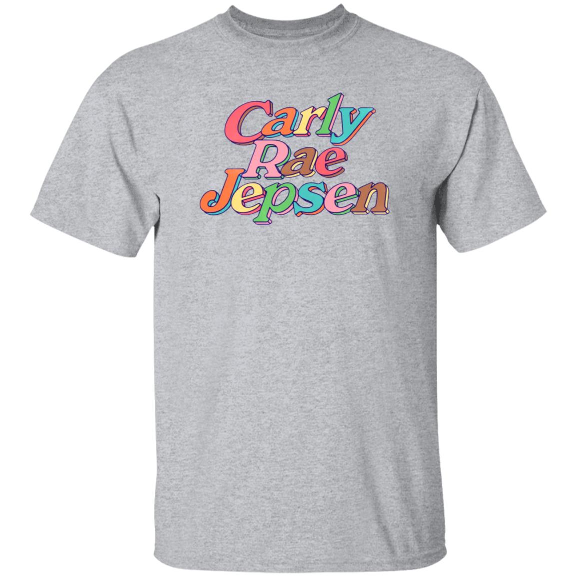 Carly Rae Jepsen Merch Rainbow Crj Tee Pink Shirt - Teechipus