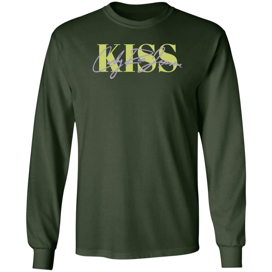 Carly Sleigh Jepsen Kiss Green Crewneck Carly Sleigh Jepsen Merch - Teechipus