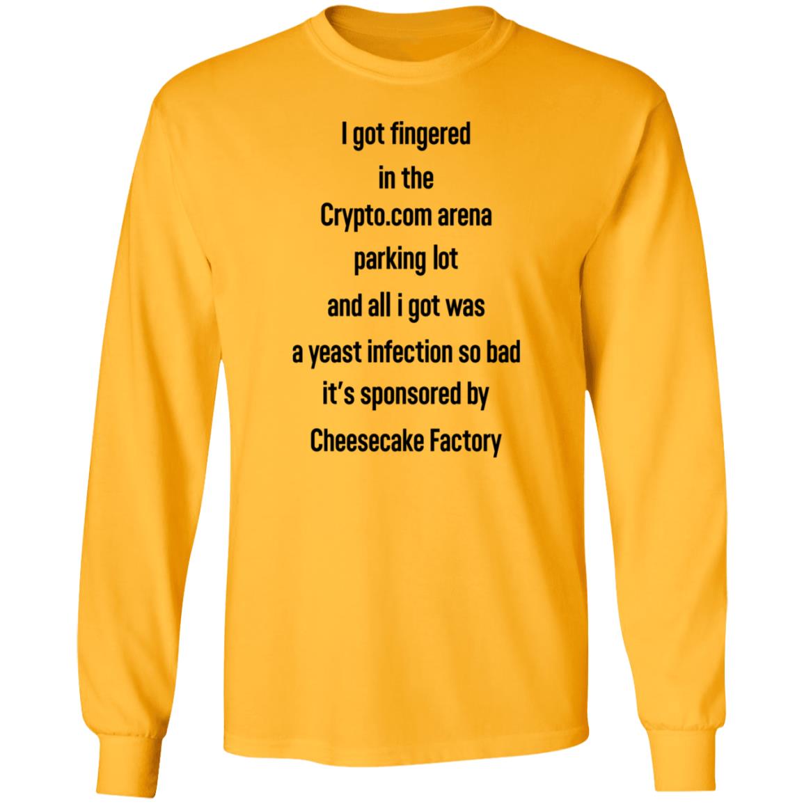 I Got Fingered In The Crypto Com Arena Parking Lot Shirt Hoodie Sweatshirt Hellocullen - Teechipus