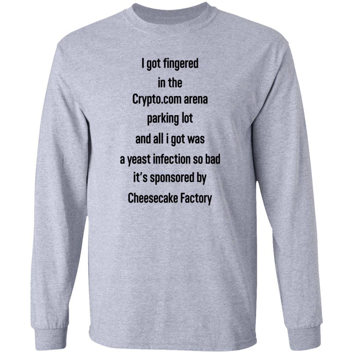 I Got Fingered In The Crypto Com Arena Parking Lot Shirt Hoodie Sweatshirt Hellocullen - Teechipus