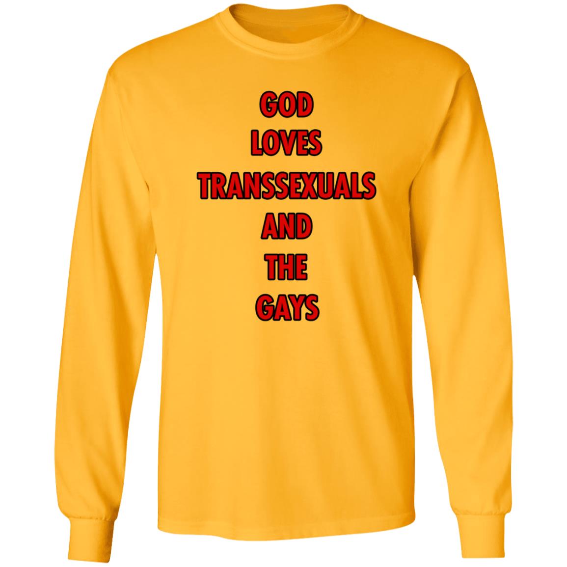 God Loves Transsexuals And The Gays Shirt Liv Agar - Teechipus