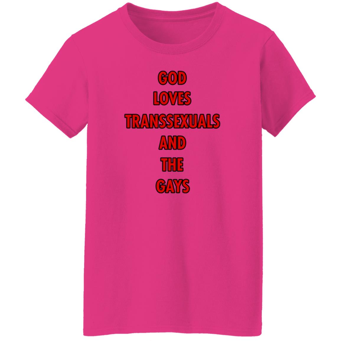 God Loves Transsexuals And The Gays Shirt Liv Agar - Teechipus