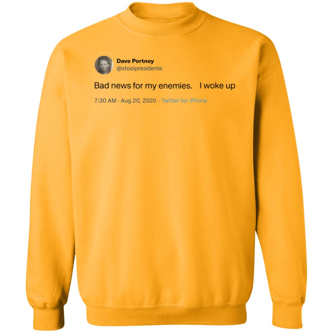 Barstool Sports Store Bad News Tee Shirt Hoodie Sweatshirt Dave Portnoy - Teechipus