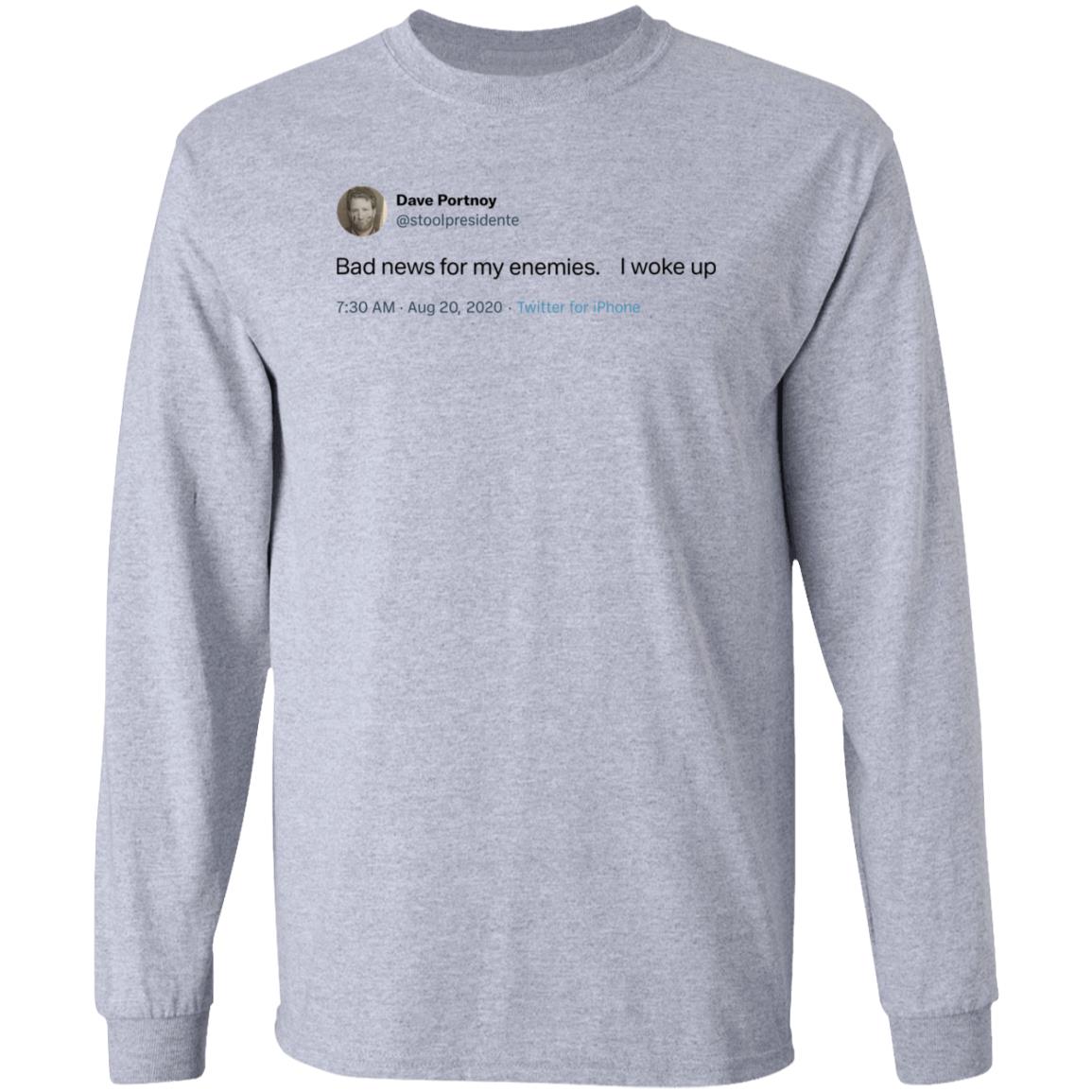 Barstool Sports Store Bad News Tee Shirt Hoodie Sweatshirt Dave Portnoy - Teechipus