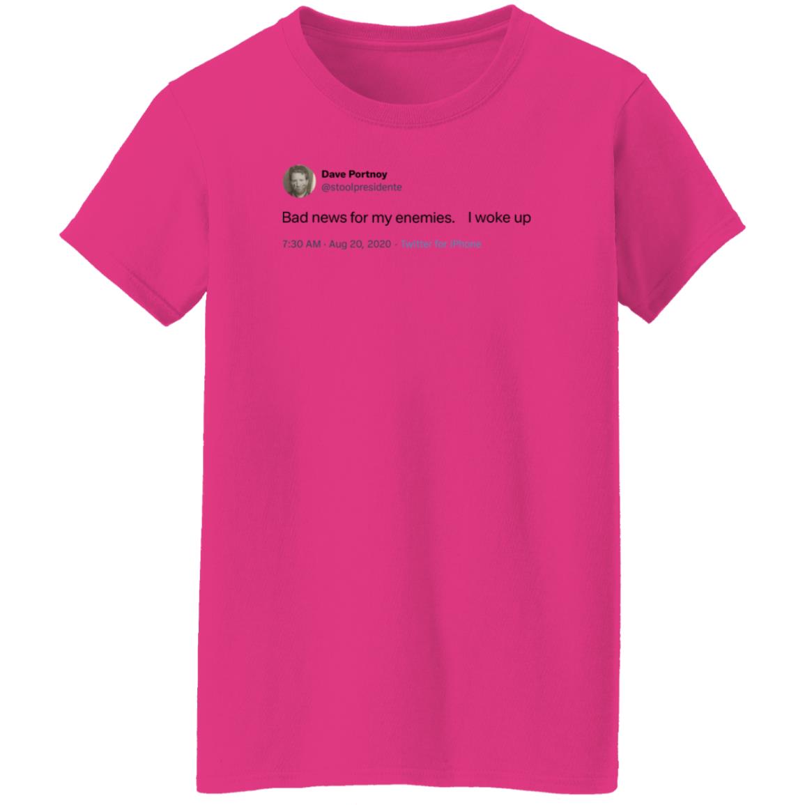 Barstool Sports Store Bad News Tee Shirt Hoodie Sweatshirt Dave Portnoy - Teechipus