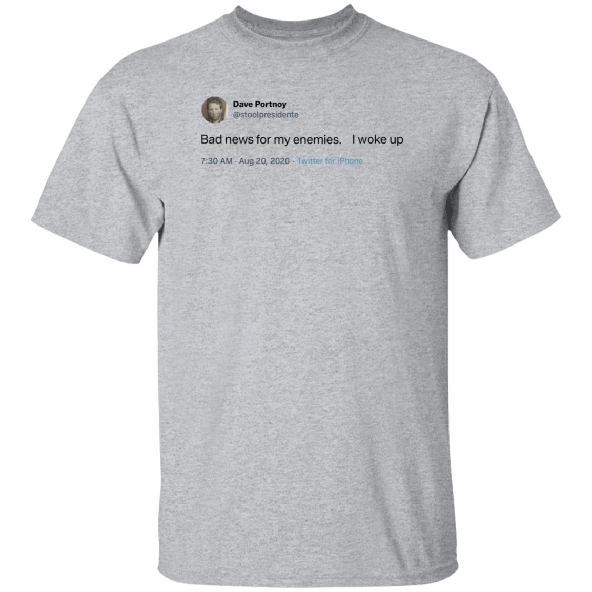 Barstool Sports Store Bad News Tee Shirt Hoodie Sweatshirt Dave Portnoy - Teechipus