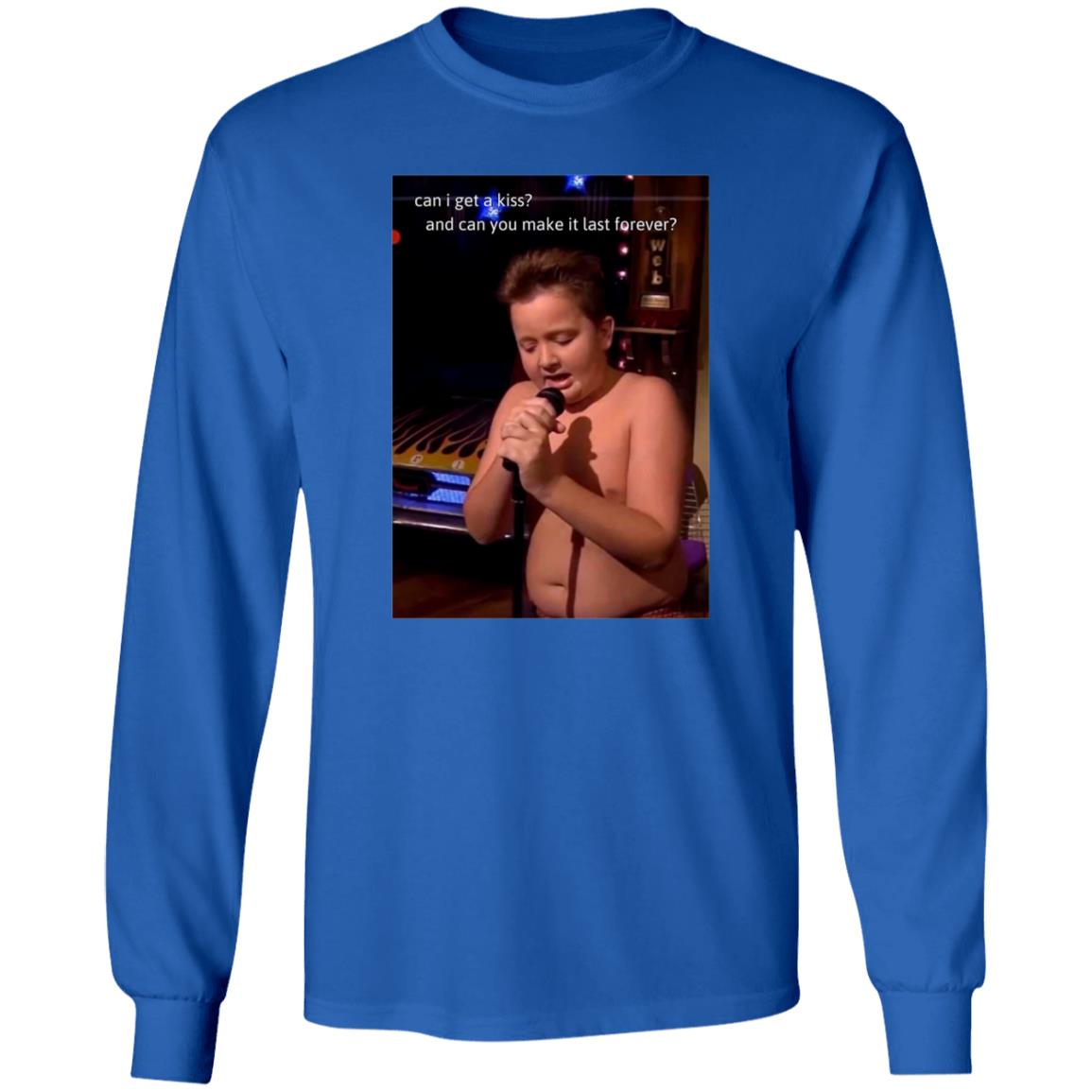 Can I Get A Kiss And Can You Make It Last Forever Shirt Aprilcranex Gibby Singing Shirt - Teechipus