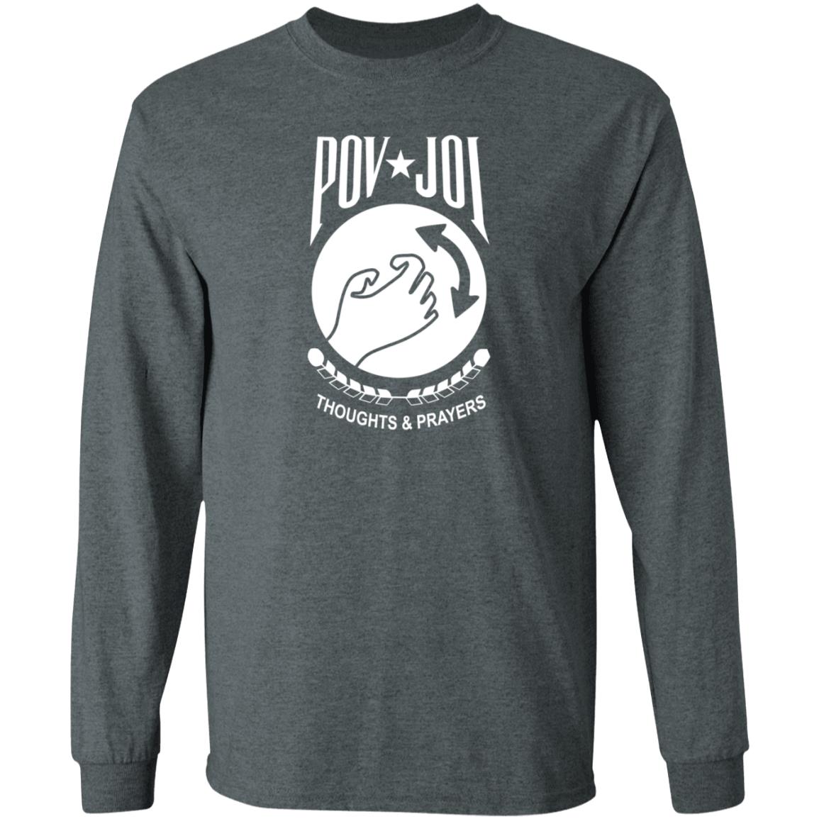 Pov Joi Thoughts And Prayers Shirt Hoodie Sweatshirt Shirt Bimbo - Teechipus