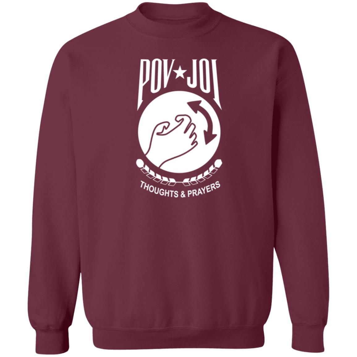 Pov Joi Thoughts And Prayers Shirt Hoodie Sweatshirt Shirt Bimbo - Teechipus