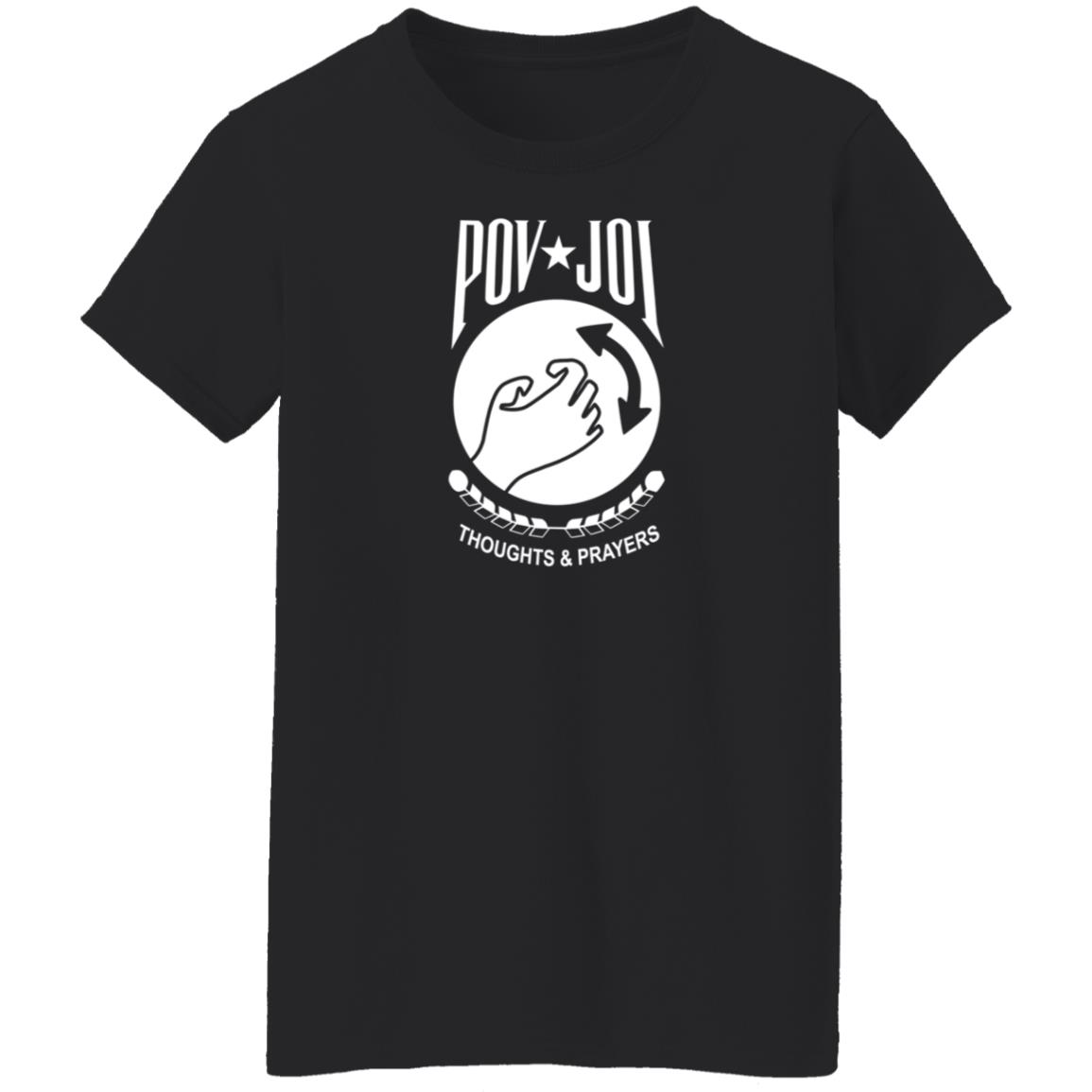 Pov Joi Thoughts And Prayers Shirt Hoodie Sweatshirt Shirt Bimbo - Teechipus