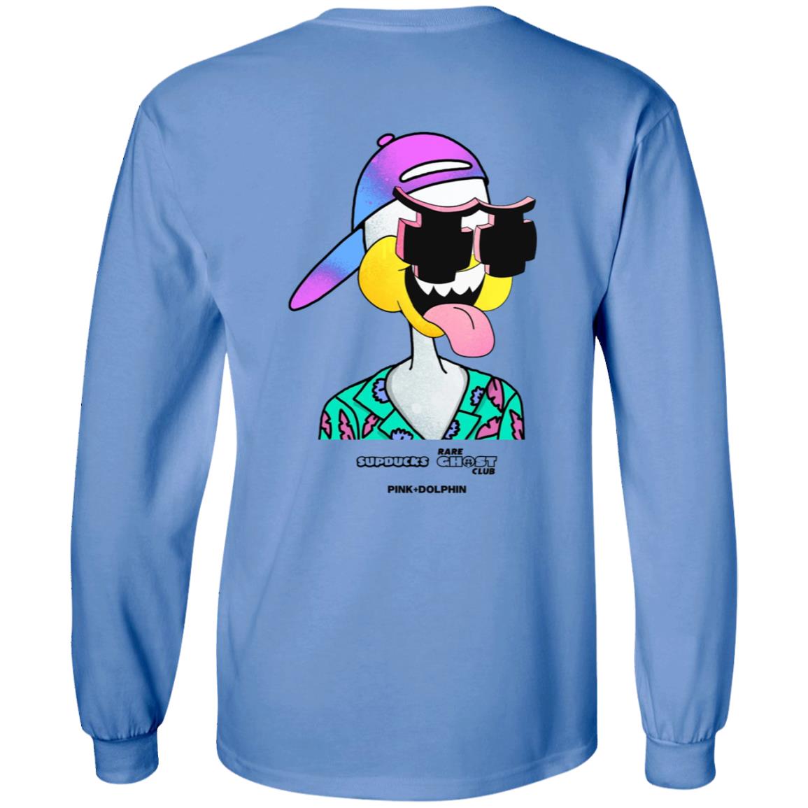 Sup Ghost Hoodie Supducks X Rare Ghost Club X Pink Dolphin Merch - Teechipus