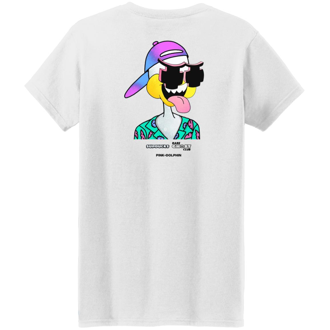 Sup Ghost Hoodie Supducks X Rare Ghost Club X Pink Dolphin Merch - Teechipus