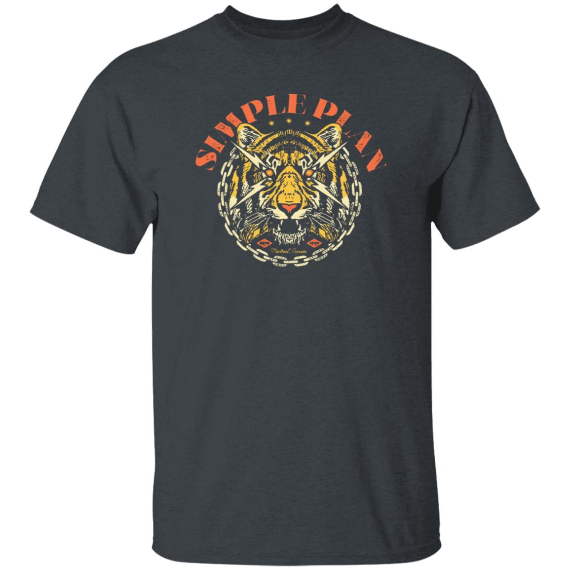 Simple Plan Tiger Shirt Simple Plan Merch - Teechipus