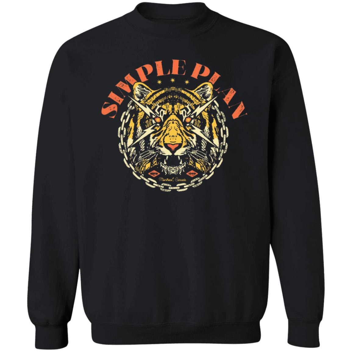 Simple Plan Tiger Shirt Simple Plan Merch - Teechipus