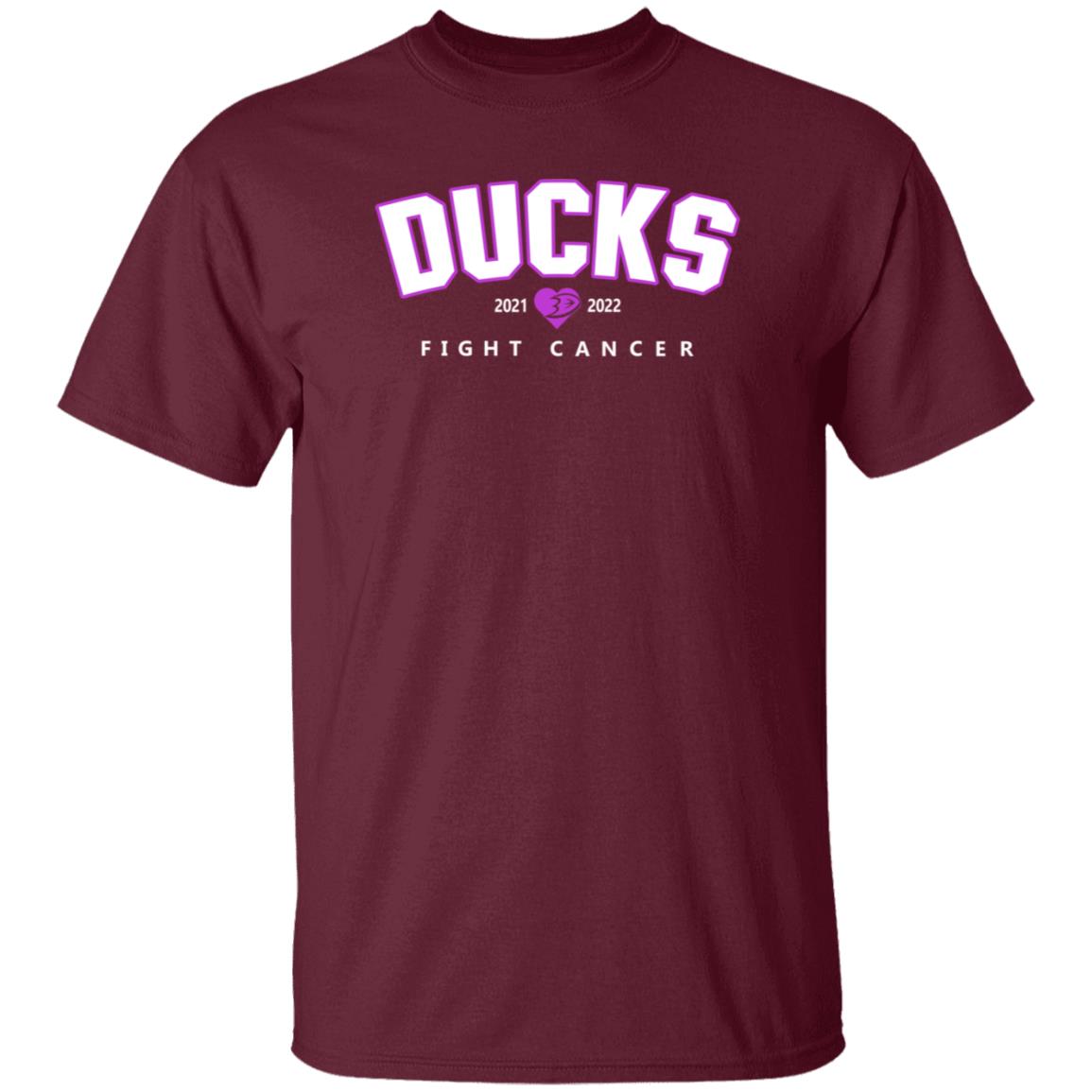 Ducks Fight Cancer 2021 2022 Shirt Hoodie Sweatshirt Anaheim Ducks - Teechipus