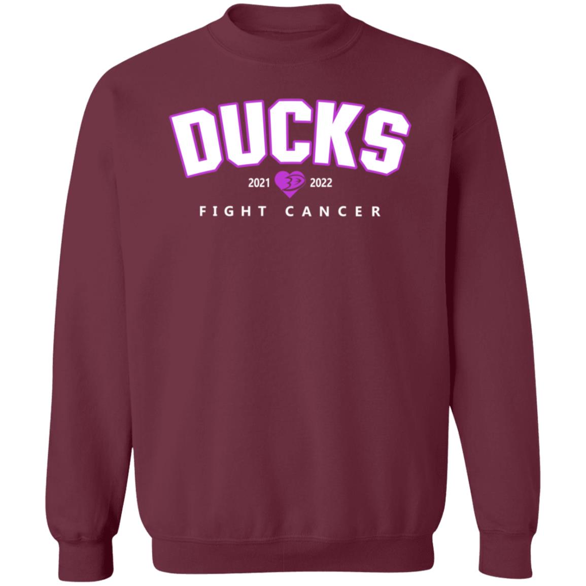 Ducks Fight Cancer 2021 2022 Shirt Hoodie Sweatshirt Anaheim Ducks - Teechipus