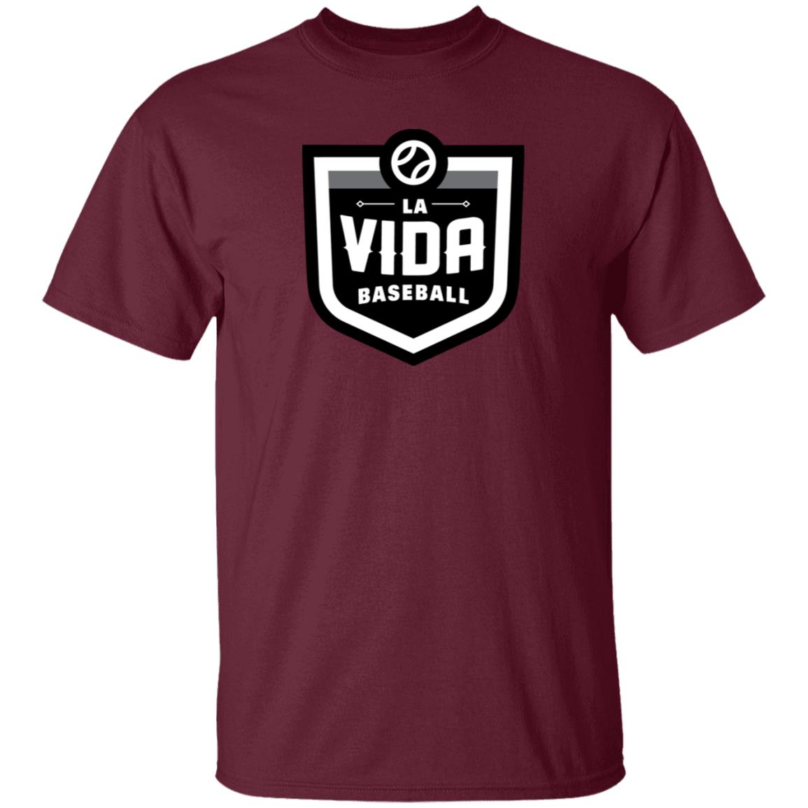 La Vida Baseball Shirt Teambrown Apparel - Teechipus
