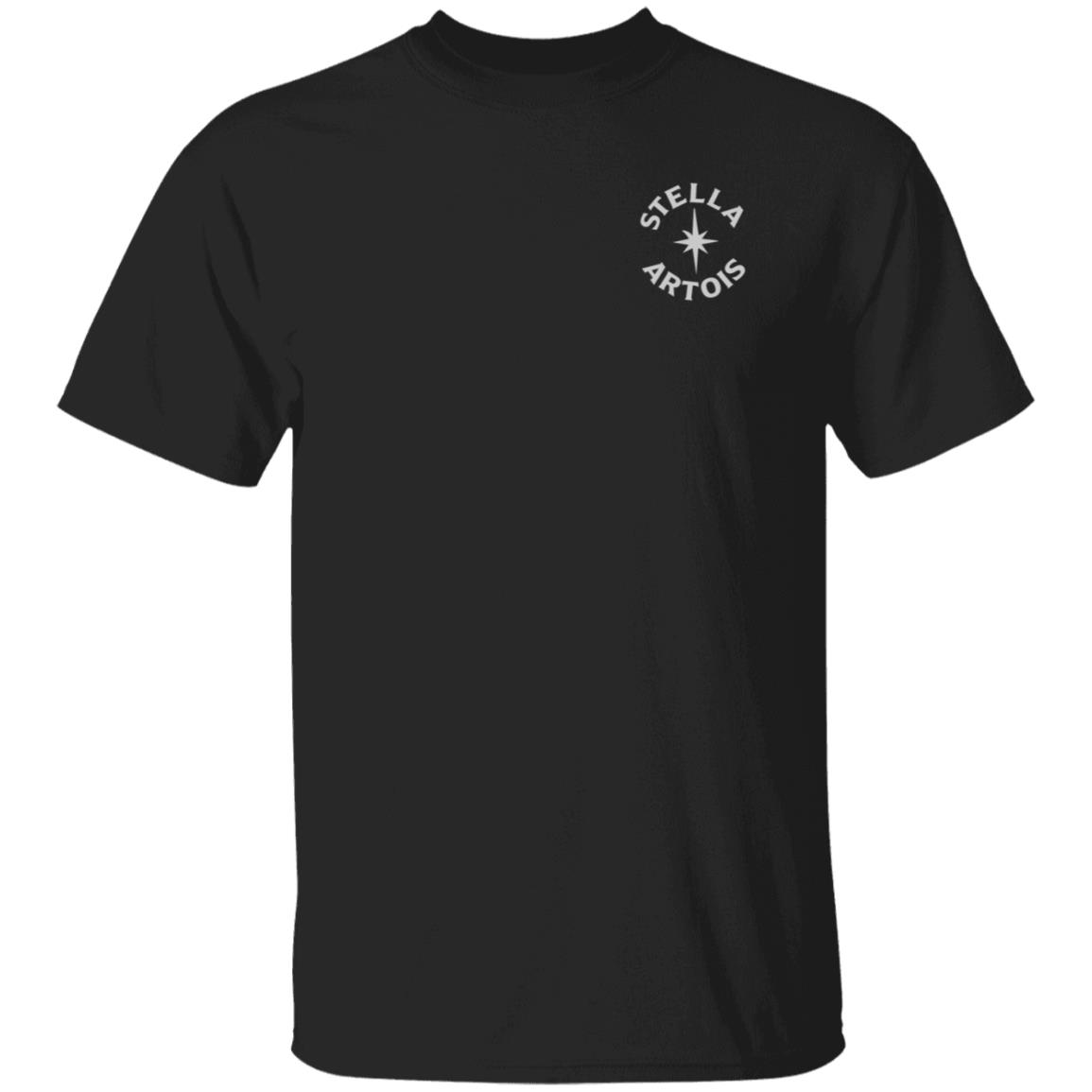 Shop Beer Gear Stella Artois Circle Logo Left Chest Shirt - Teechipus
