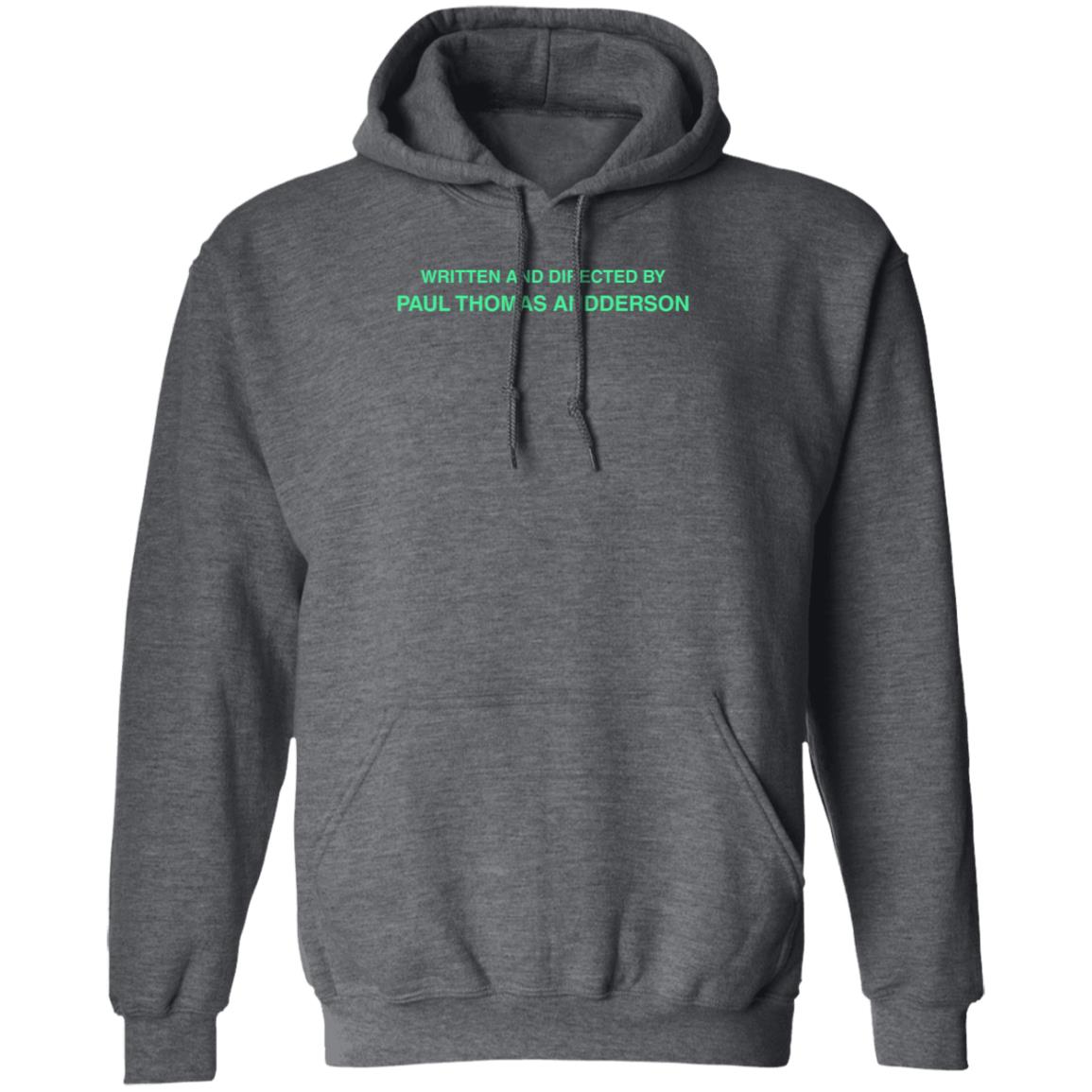 Superyaki Merch Written And Directed By Paul Thomas Anderson Sweatshirt - Teechipus