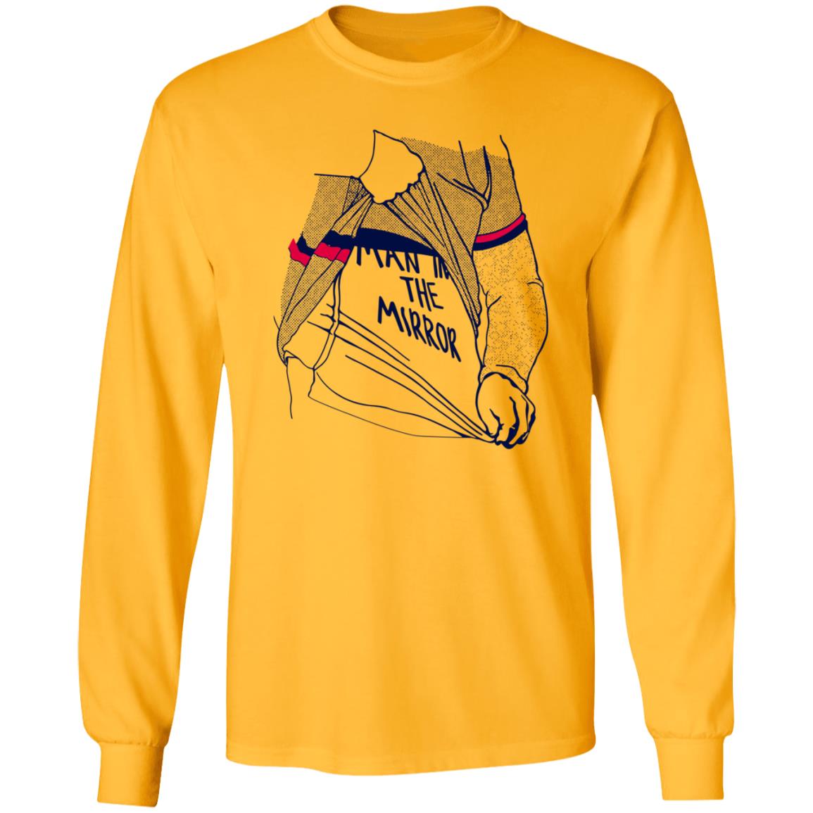 Ao Man In The Mirror Shirt American Out Laws Merch - Teechipus