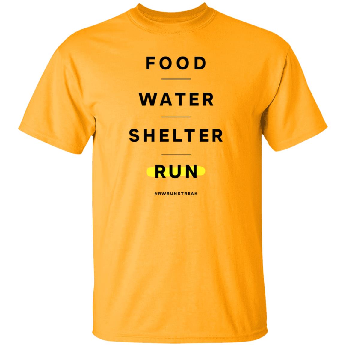 Food Water Shelter Run Shirt Runnersworld Store Food Water Shelter Run Shirt - Teechipus