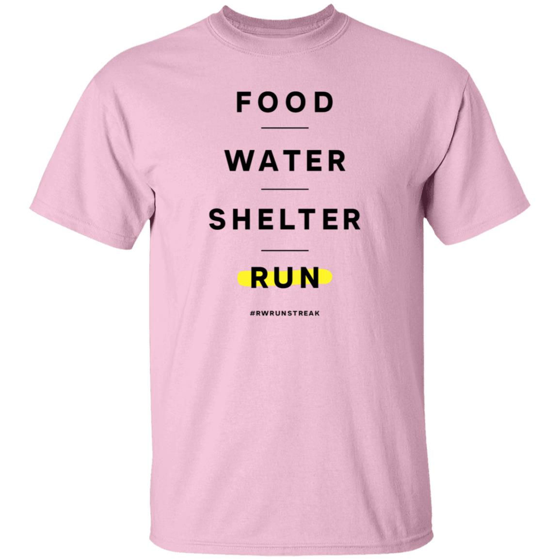 Food Water Shelter Run Shirt Runnersworld Store Food Water Shelter Run Shirt - Teechipus