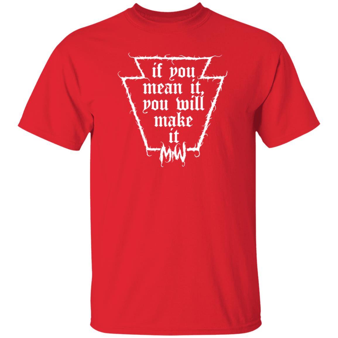 Miw Merch If You Mean It You Will Make It Miw Shirt Motionless In White Keystone Logo Tee Shirt - Teechipus
