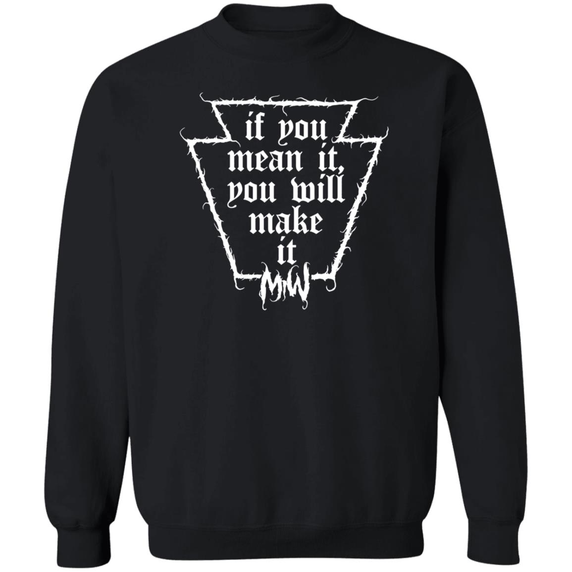 Miw Merch If You Mean It You Will Make It Miw Shirt Motionless In White Keystone Logo Tee Shirt - Teechipus