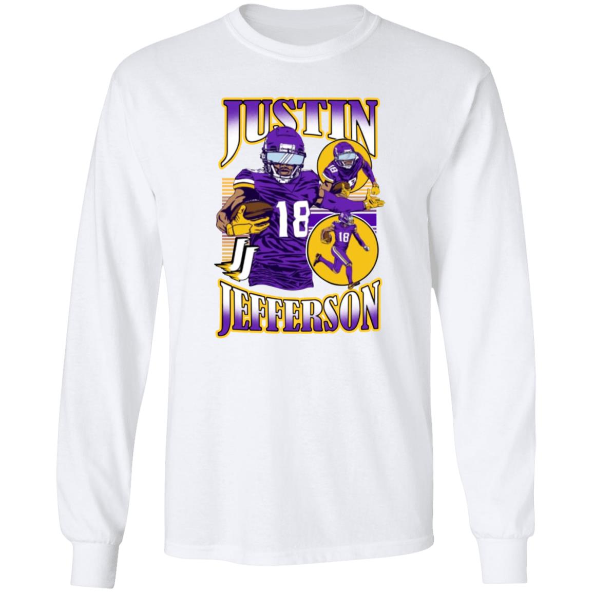 Justin Jefferson Hoodie Jjettas Store Jjettas Highlights Hoodie - Teechipus