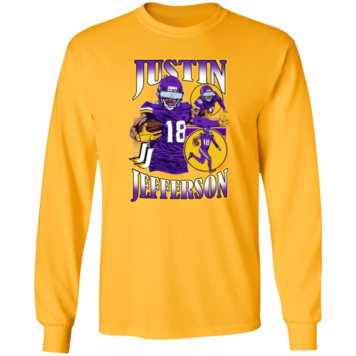 Justin Jefferson Hoodie Jjettas Store Jjettas Highlights Hoodie - Teechipus