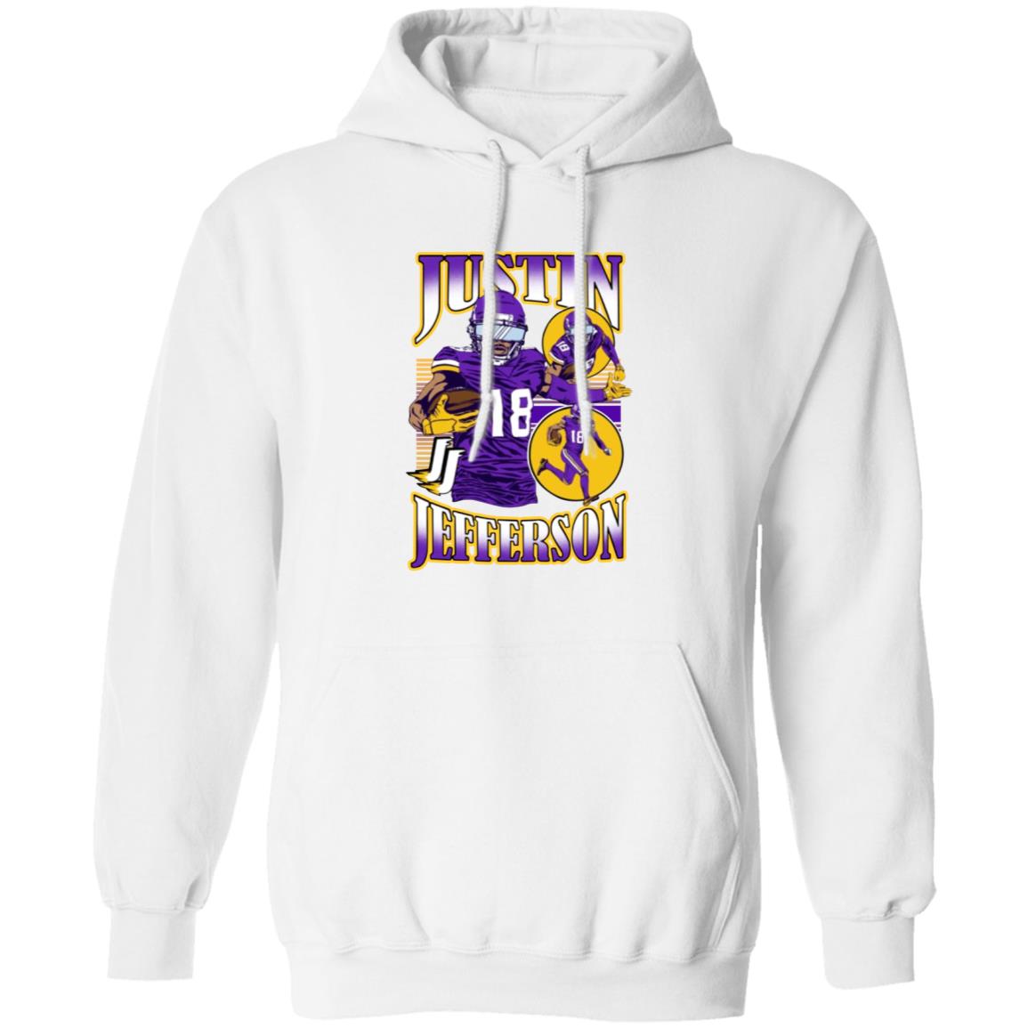 Justin Jefferson Hoodie Jjettas Store Jjettas Highlights Hoodie - Teechipus