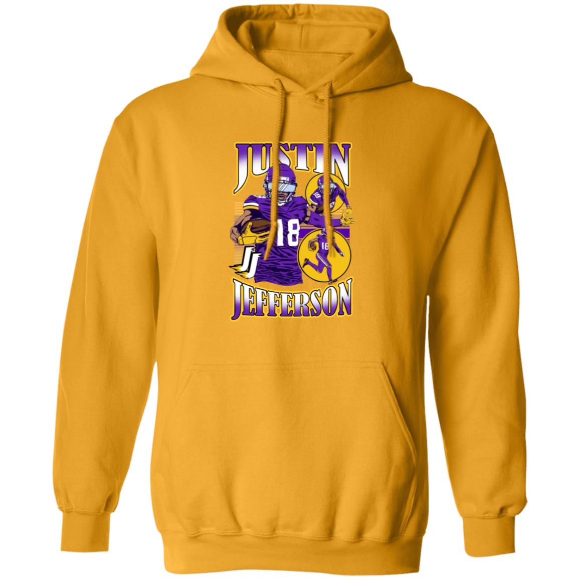 Justin Jefferson Hoodie Jjettas Store Jjettas Highlights Hoodie - Teechipus