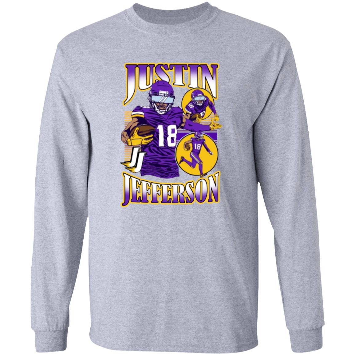 Justin Jefferson Hoodie Jjettas Store Jjettas Highlights Hoodie - Teechipus